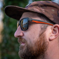 Fox Collection Black Orange Shades Grey Lens